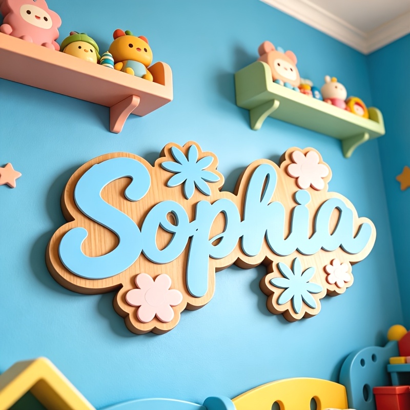 Personalized Floral Themed Nam - Baby Nursery Baby recension och pris