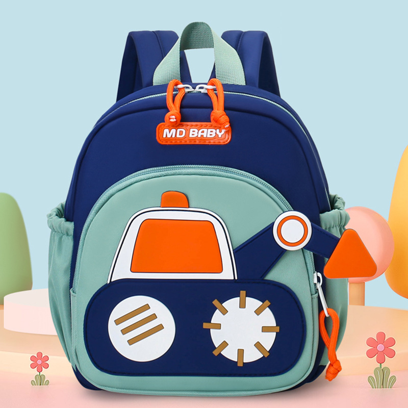 Cartoon Digger Truck Backpack  - Baby Nursery Backpack recension och pris