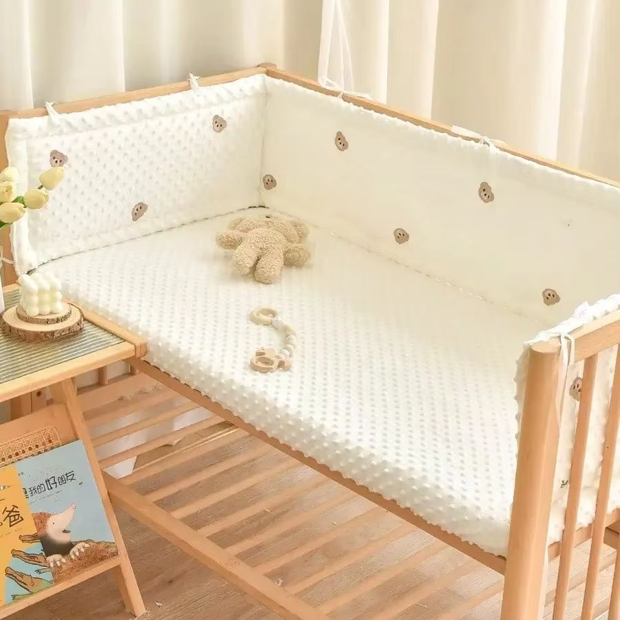 Solid Color Baby Crib Fence Co - Bed Rail Toddler recension och pris