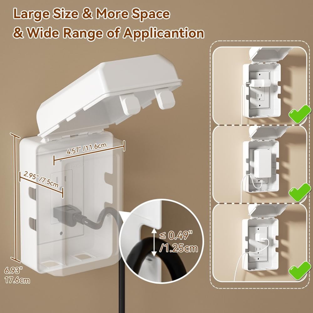 Baby Proof Electrical Outlet C - Outlet Cover Childproof recension och pris