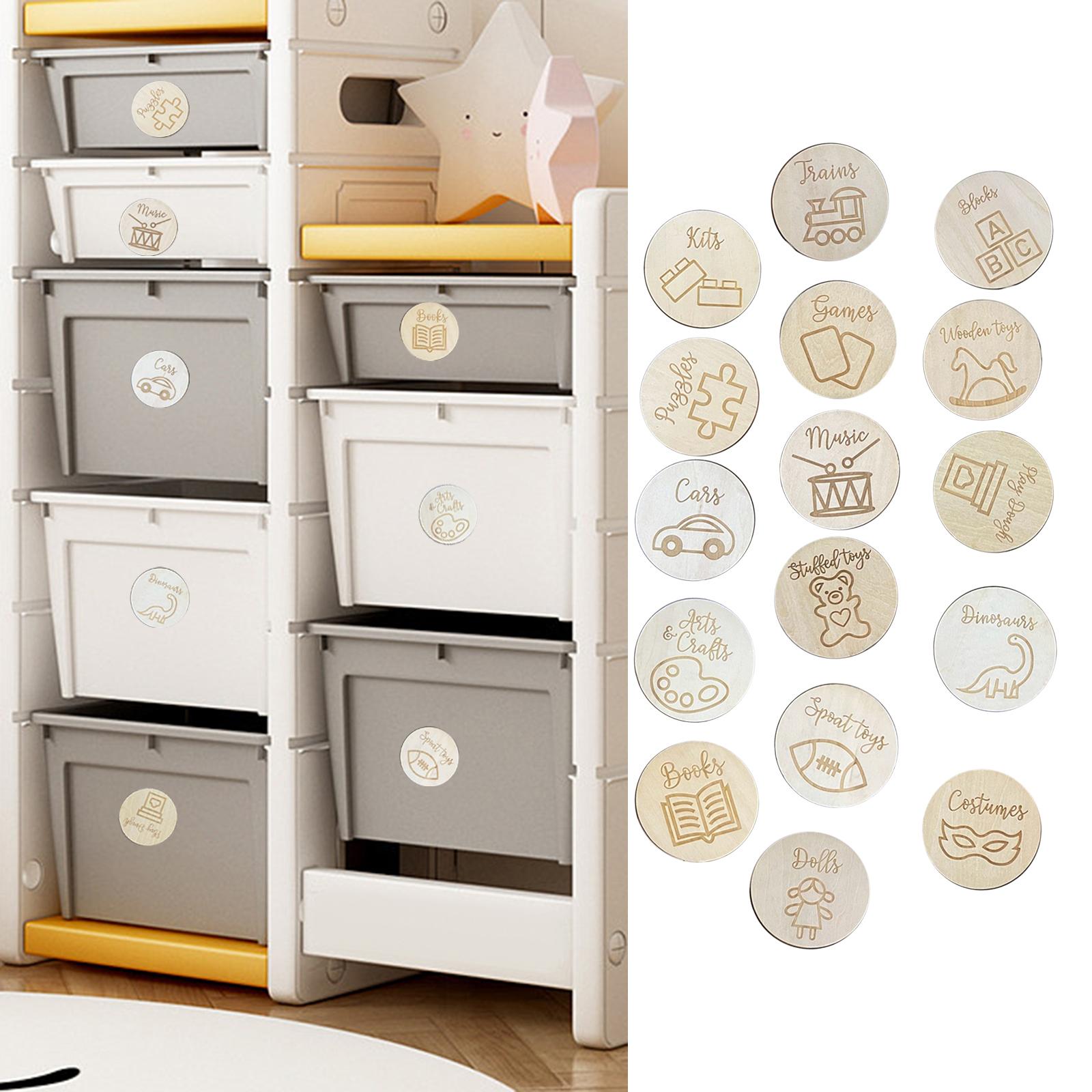 Wooden Storage Tags Baby Nurse - Baby Nursery Bundles recension och pris