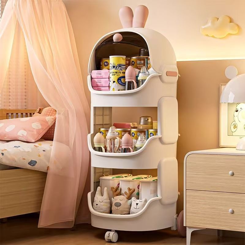 Cute Duck-Shaped Rolling Stora - Baby Nursery Cart recension och pris