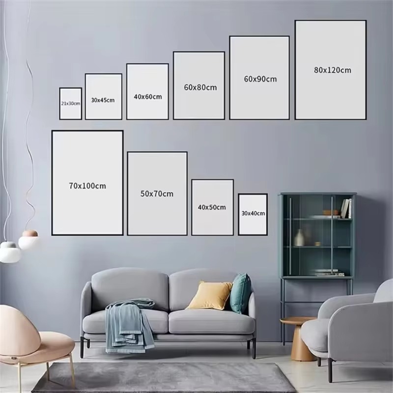 1pc frameless Funny Animals Ra - Baby Nursery Posters recension och pris
