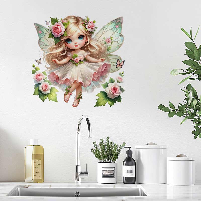 Fairy Wall Sticker Baby Kids R - Baby Nursery Mural Wallpaper recension och pris