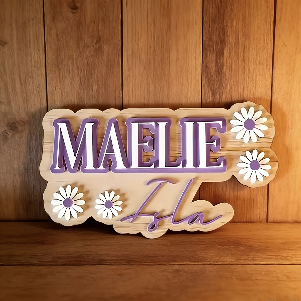 Customizable Daisy Accent Doub - Baby Nursery Accent Wall recension och pris