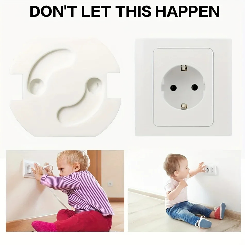 Baby Safety Socket Covers 10pc - Outlet Cover Childproof recension och pris