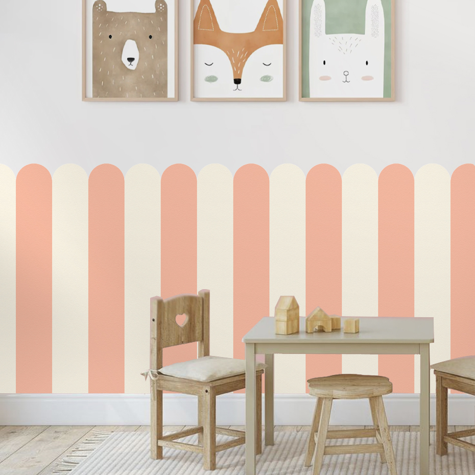 Multicolor Vertical Striped Ar - Baby Nursery Decals recension och pris