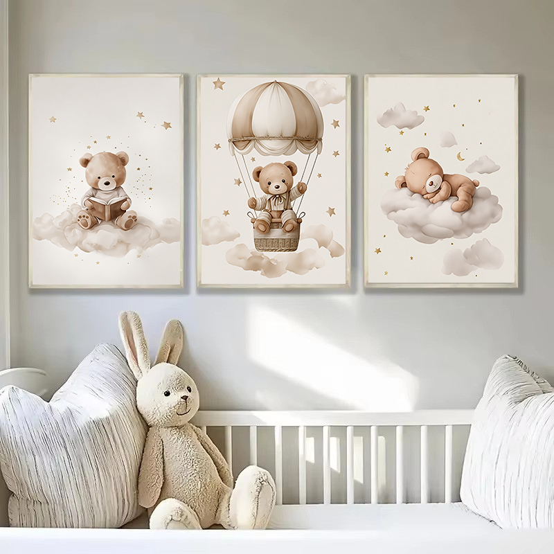 3pcs/set Bohemian Teddy Bear A - Baby Nursery Sets recension och pris